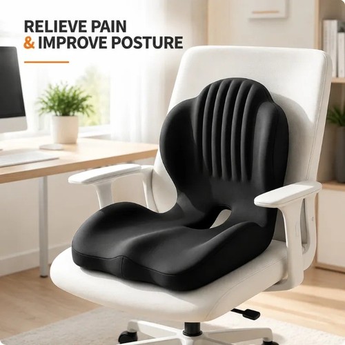 Ergonomic memory foam seat - foam,