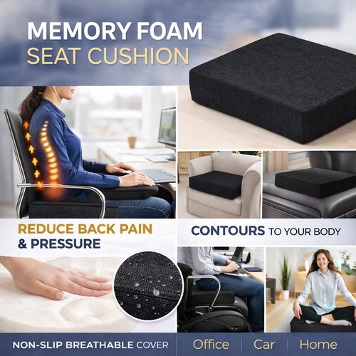 Memory foam seat cushion - foam,