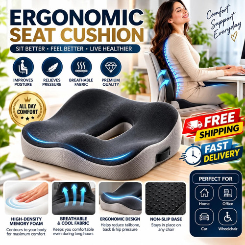 Ergonomic memory foam seat - memory,