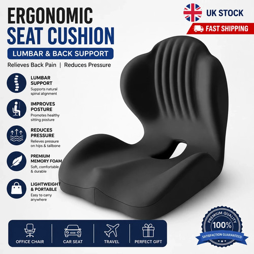 Ergonomic memory foam seat - memory,