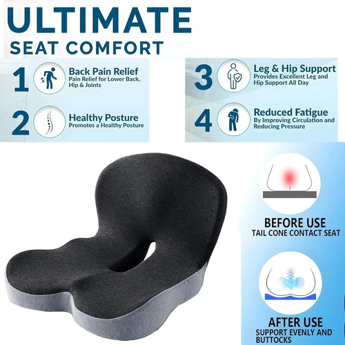 Memory foam car seat cushion - foam,