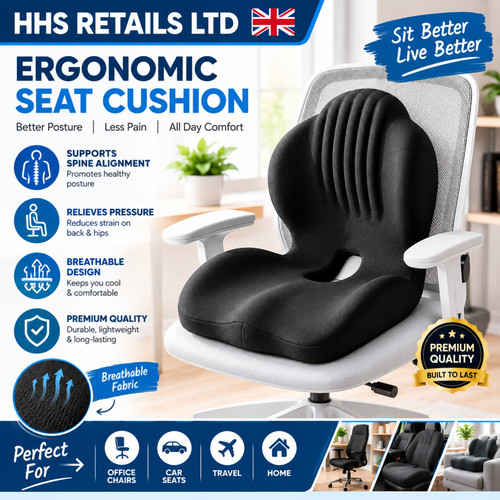 Ergonomic memory foam seat - ergonomic,