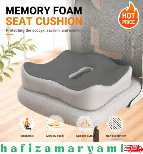 Ergonomic memory foam seat - ergonomic,