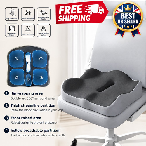 Memory foam seat - cushion, –